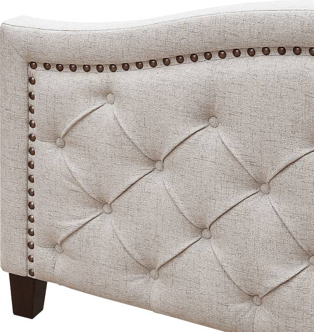 Carrollview Beige King Bed - Thumbnail - Image 4