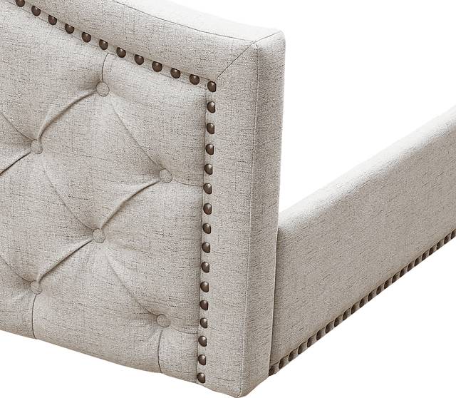 Carrollview Beige King Bed - Thumbnail - Image 5