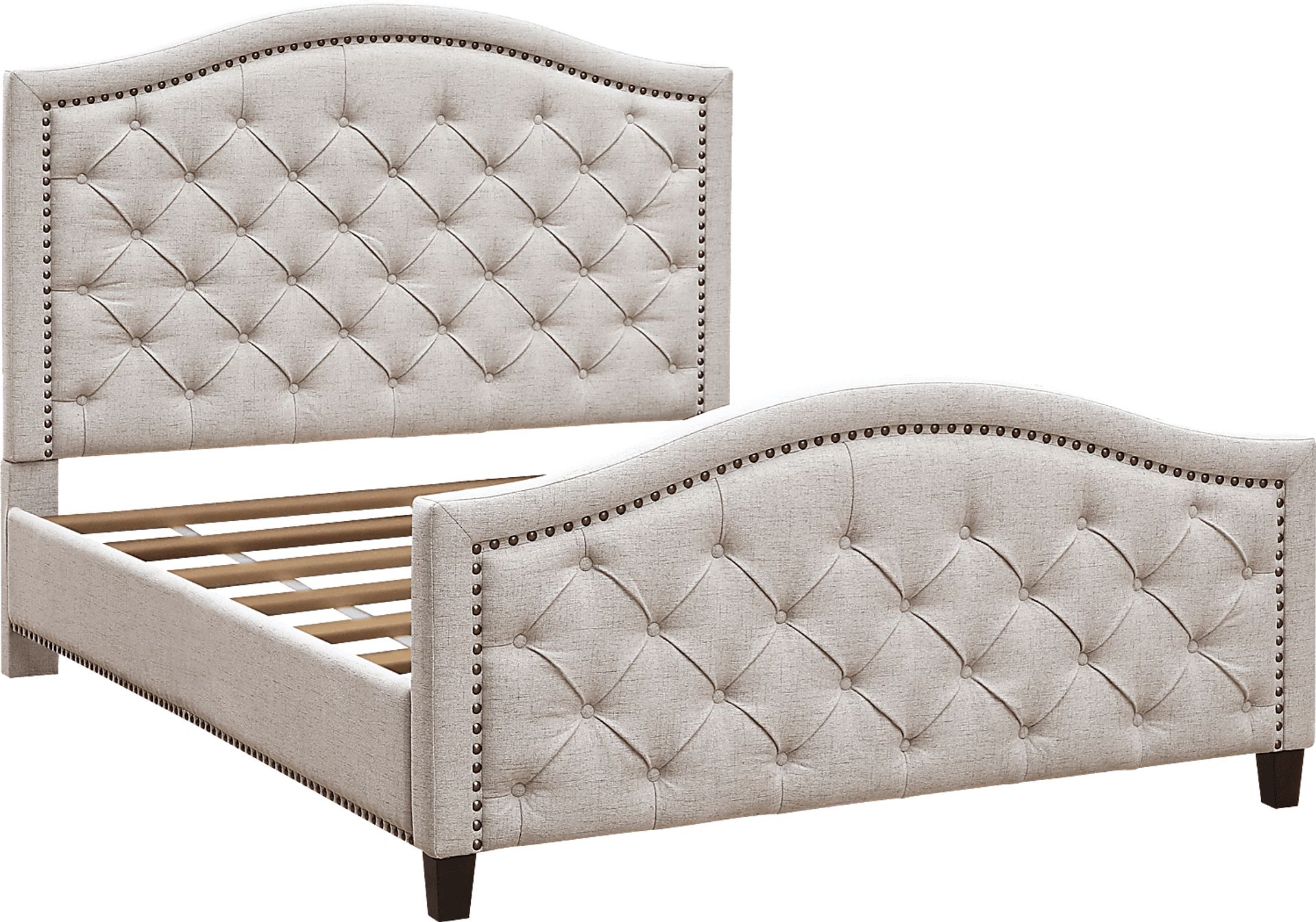 Carrollview Beige Queen Bed - Image 2