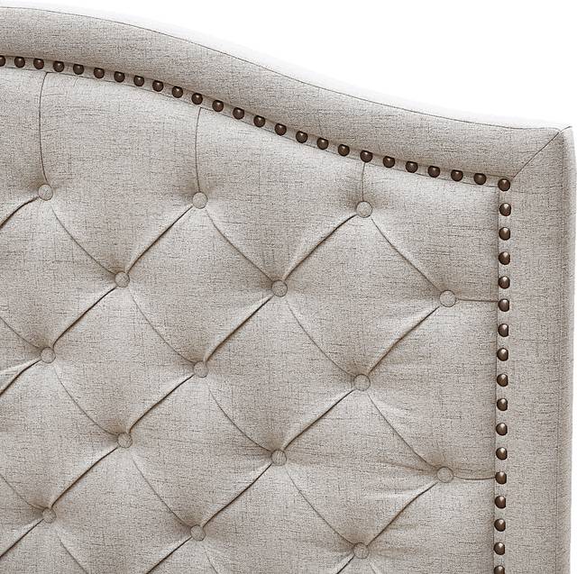 Carrollview Beige Queen Bed - Thumbnail - Image 6