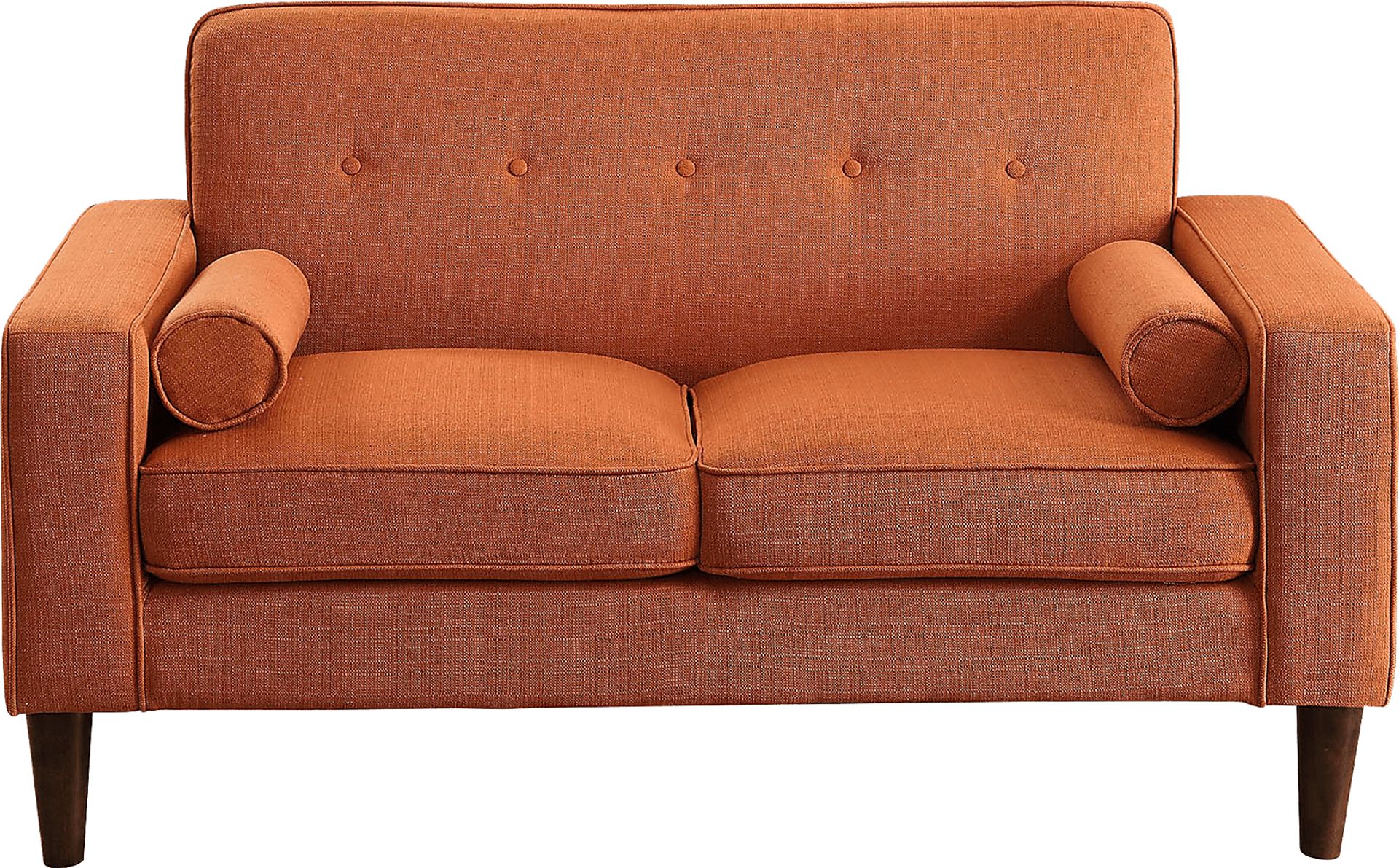 Carrolwood Orange Loveseat - Image 3