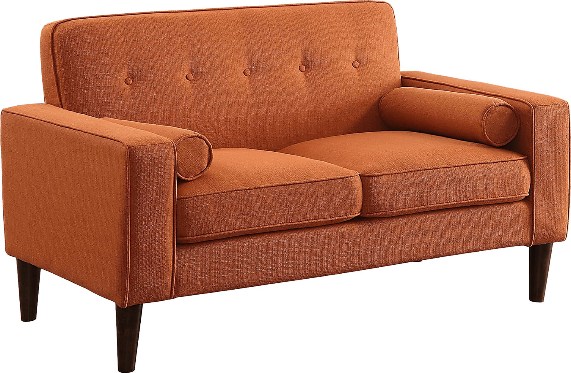 Carrolwood Orange Loveseat - Image 1
