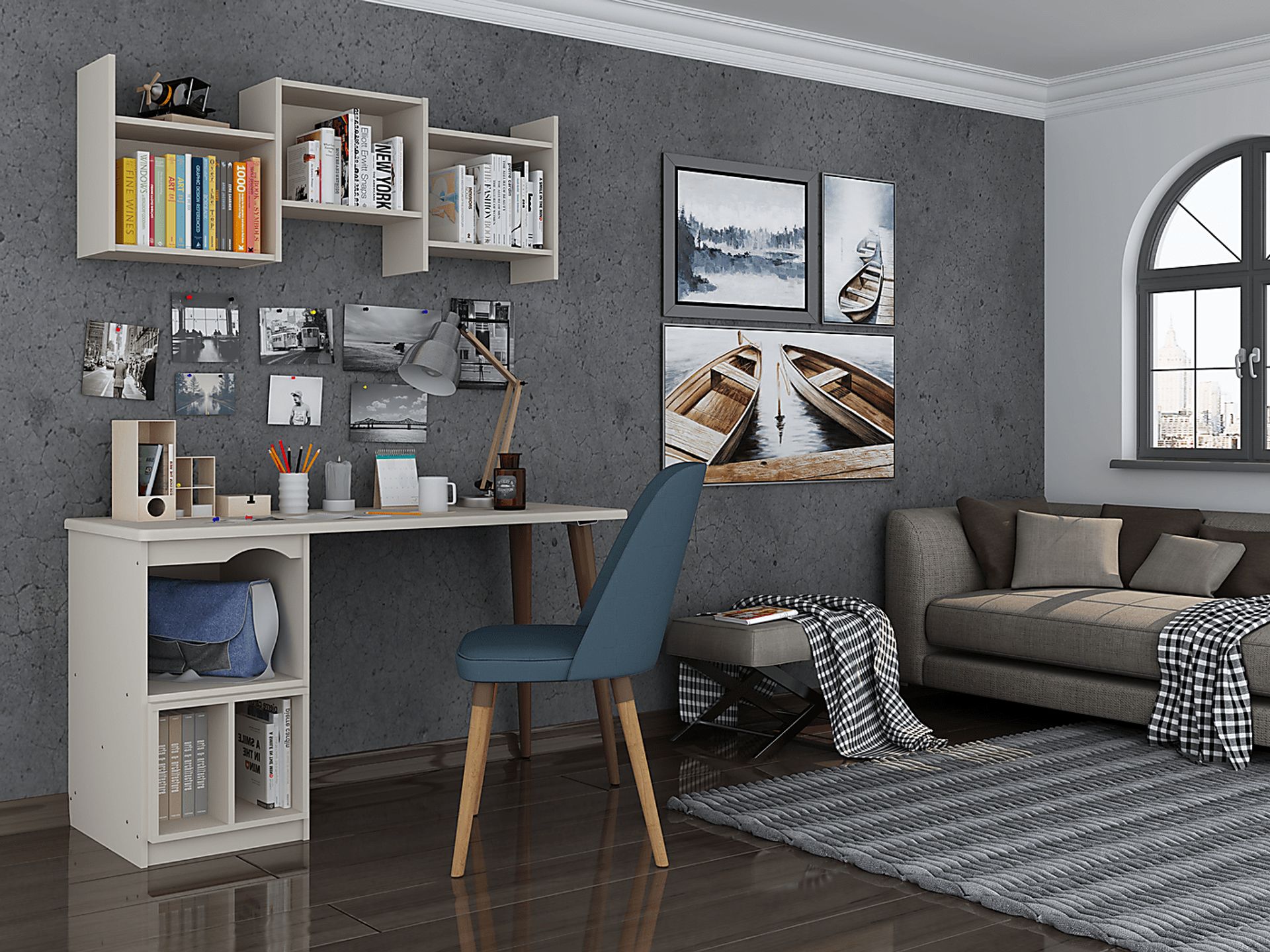 Carrondale Beige Desk - Image 9