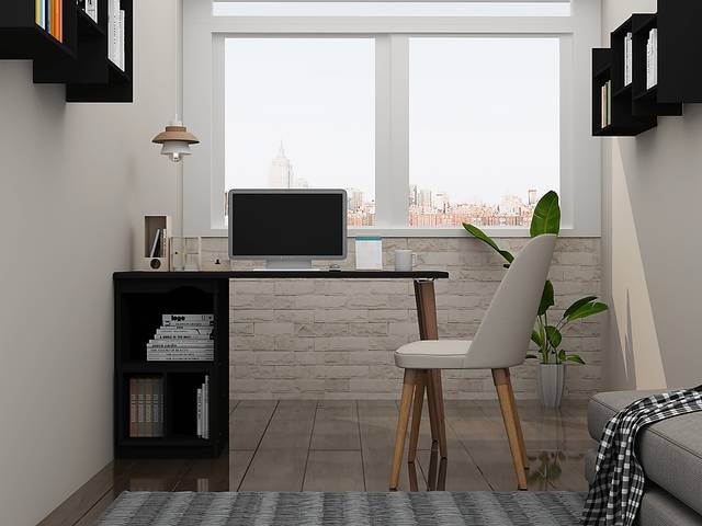 Carrondale Black Desk - Thumbnail - Image 8