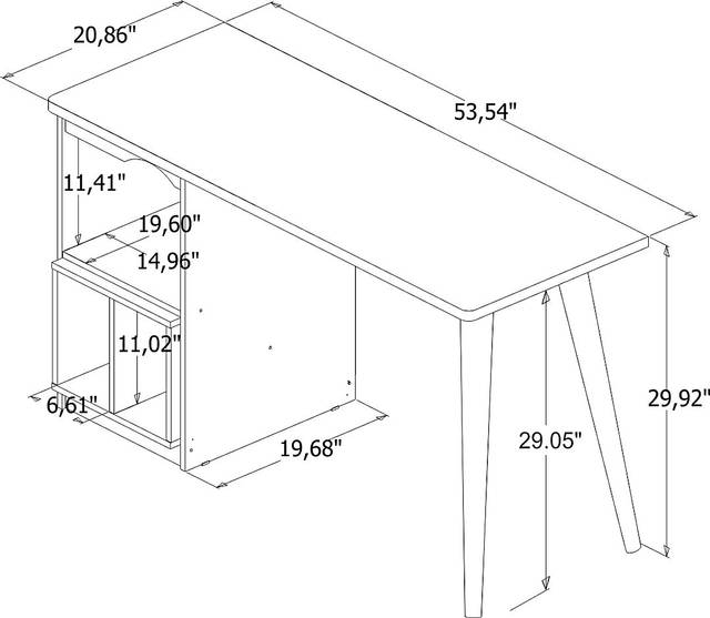 Carrondale Black Desk - Thumbnail - Image 10