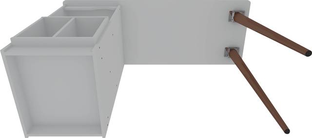 Carrondale White Desk - Thumbnail - Image 5