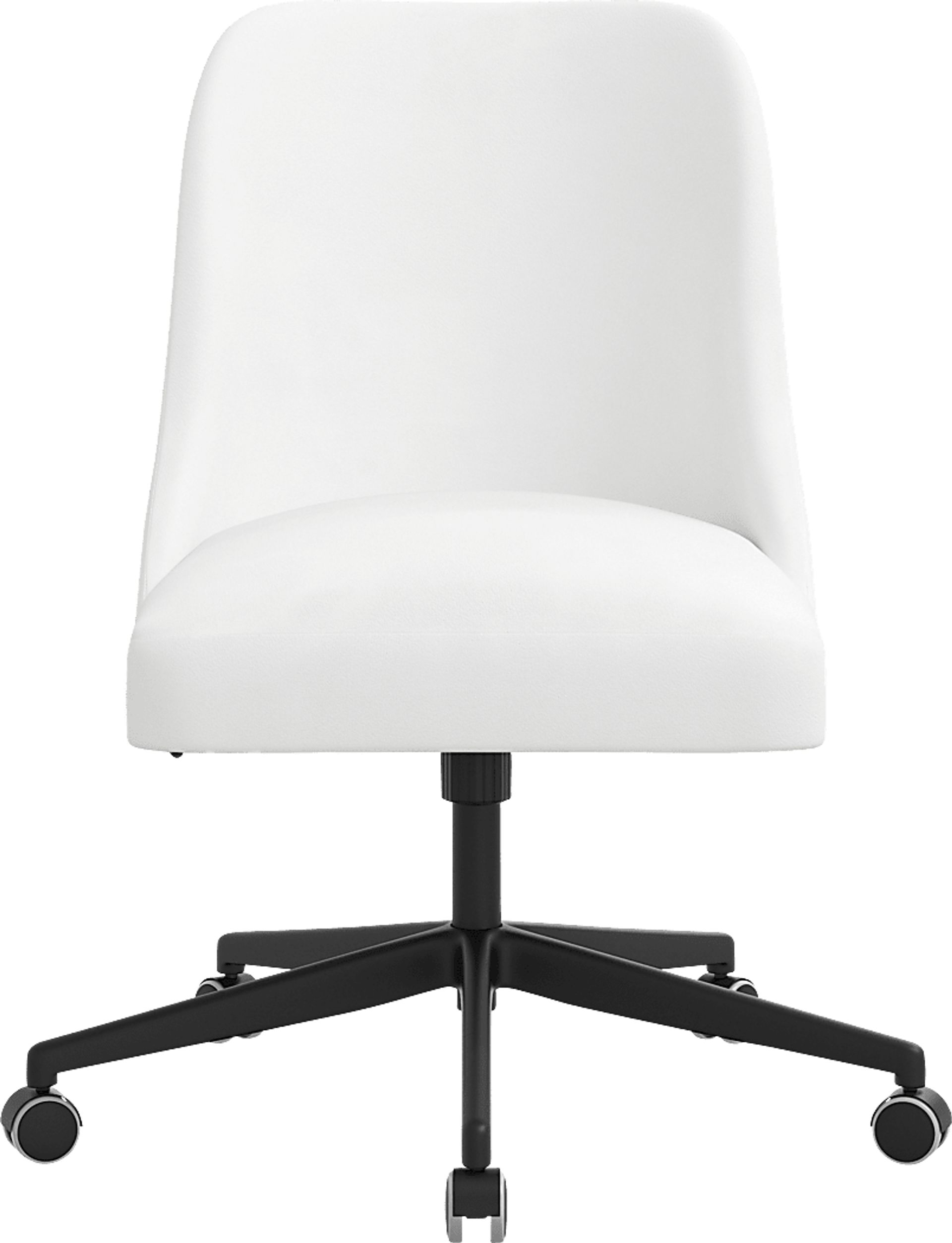 Carsell White Desk Chair - Image 2