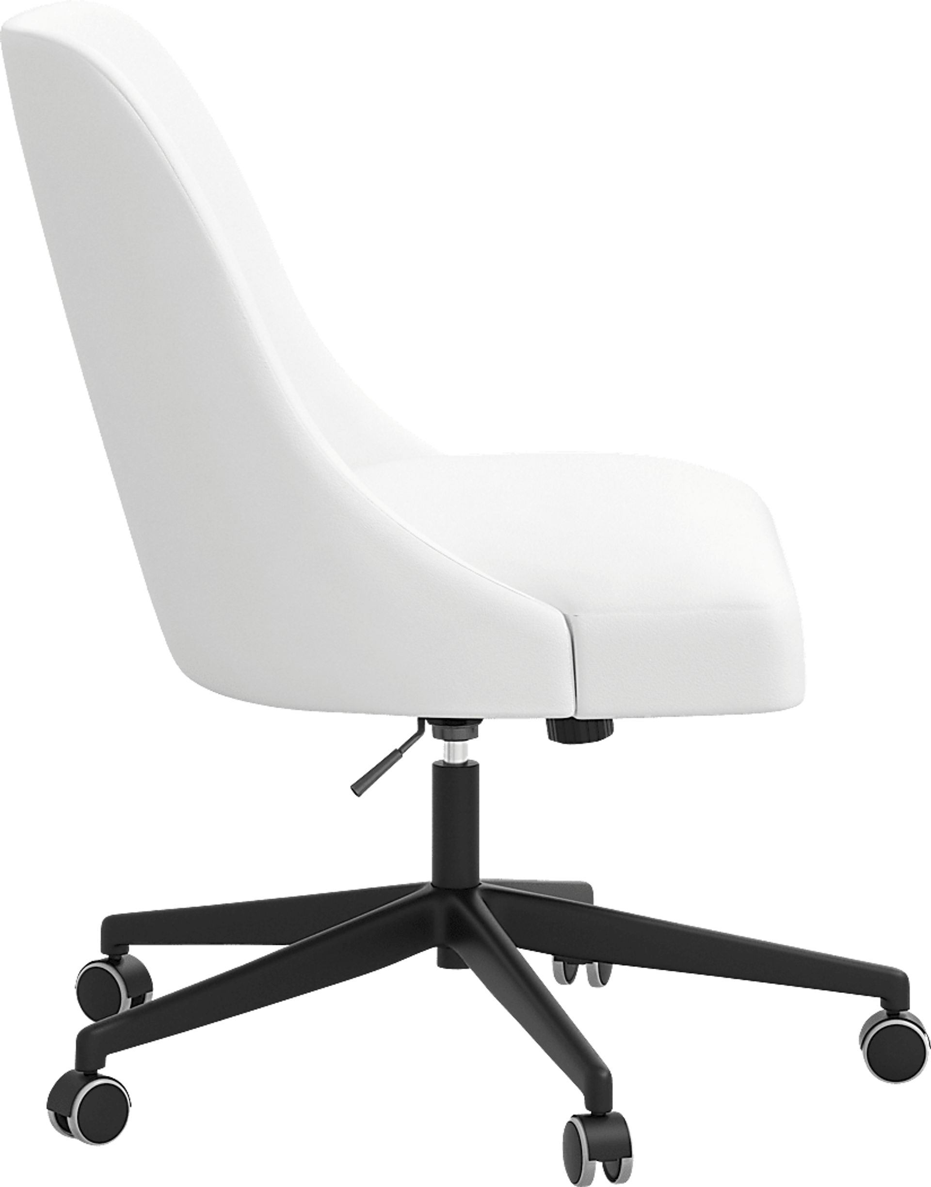 Carsell White Desk Chair - Image 3