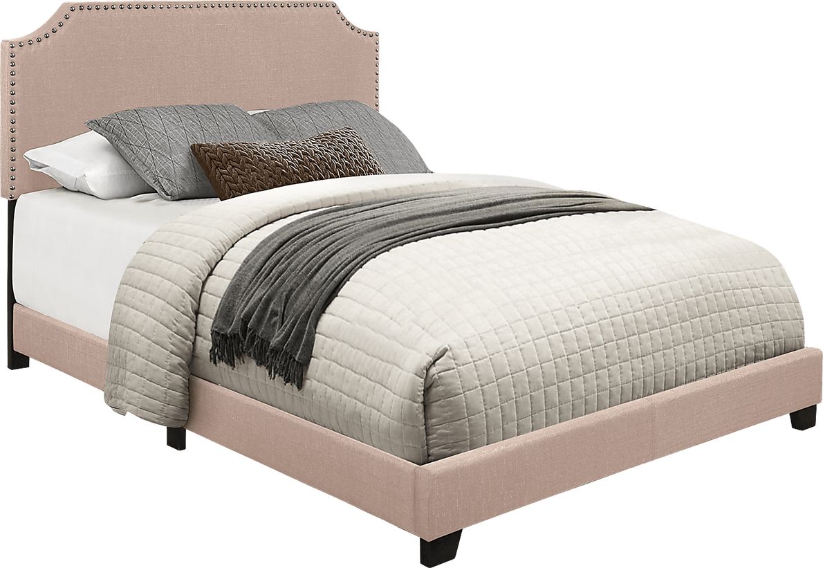 Carshalton Beige King Upholstered Bed