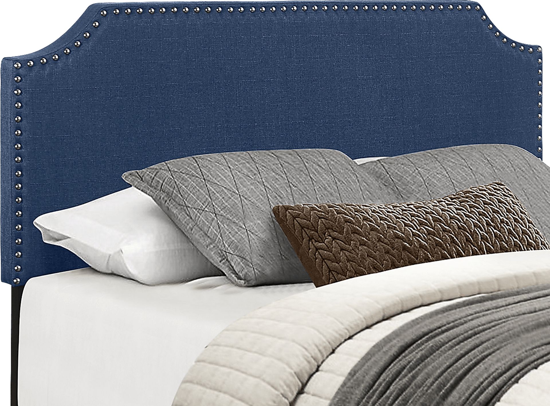 Carshalton Blue Queen Upholstered Bed - Image 5