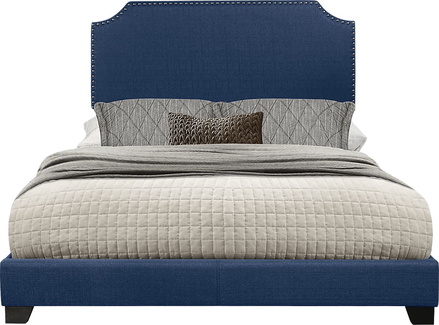Carshalton Blue Queen Upholstered Bed