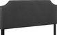 Carshalton Dark Gray King Upholstered Bed