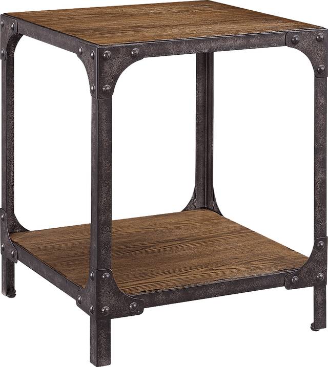 Carson Brown End Table - Thumbnail - Image 1