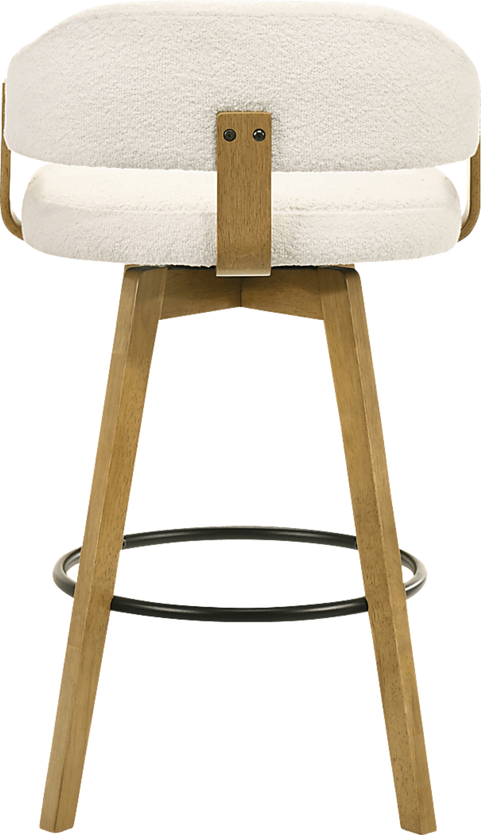 Carsonee White Barstool - Image 5