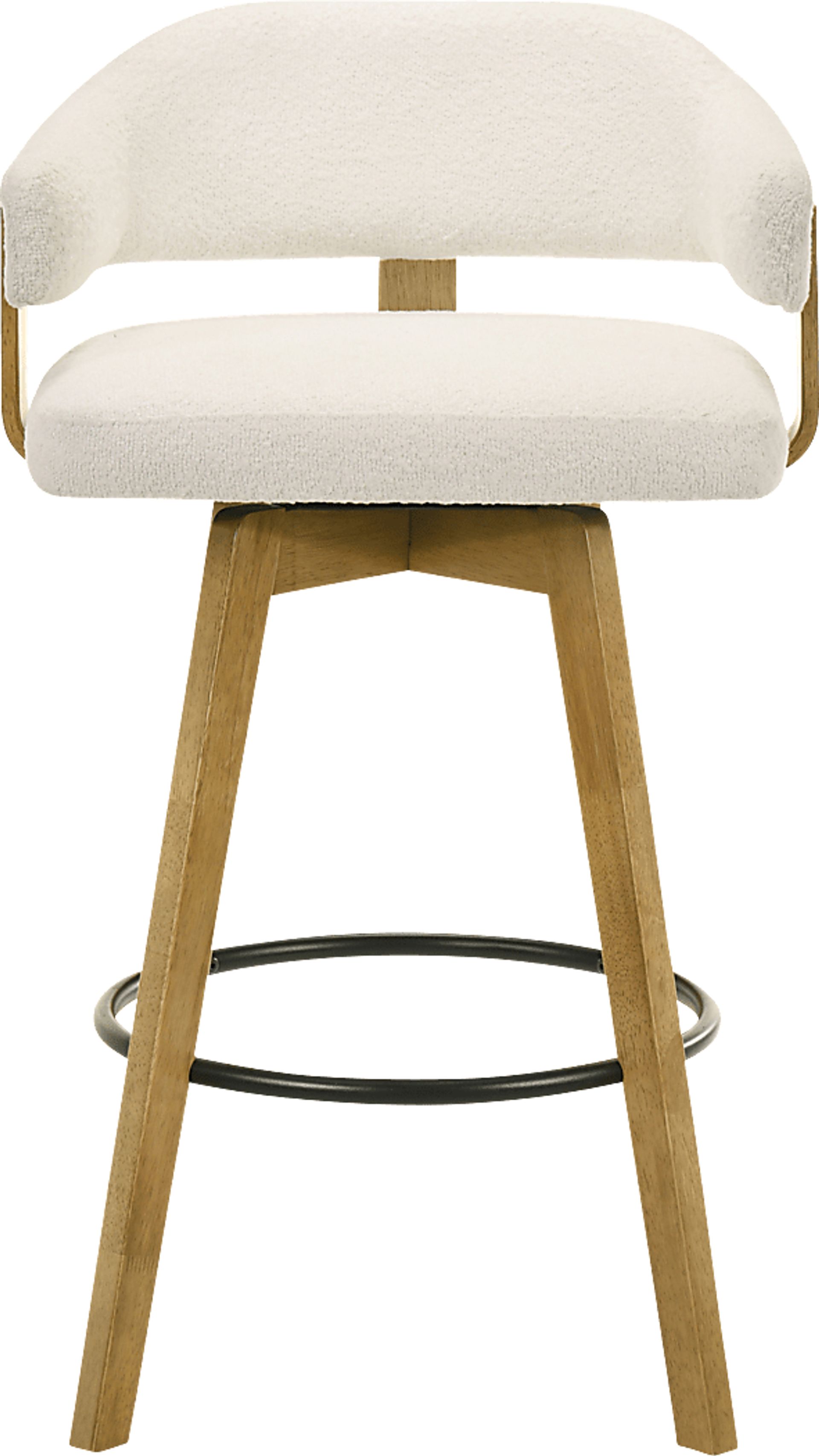 Carsonee White Barstool - Image 6