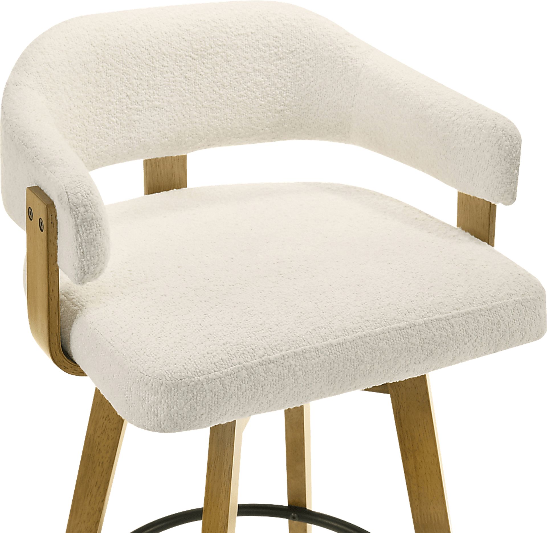 Carsonee White Counter Height Stool - Image 3