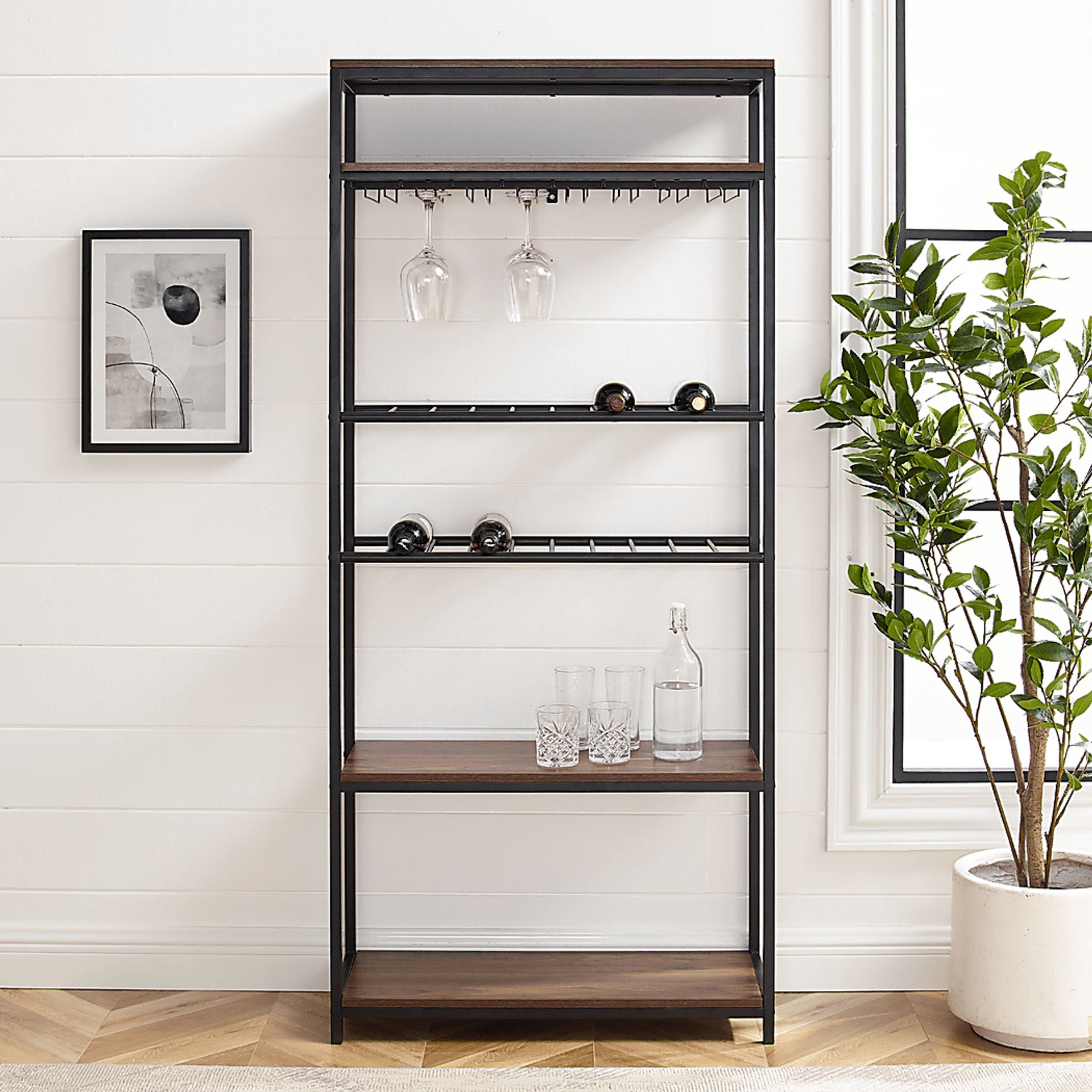 Carsonhill Walnut Wine Rack - Image 5