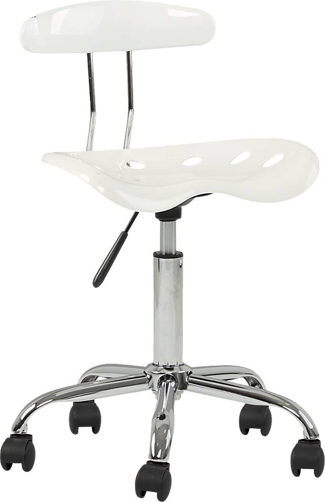 Kids Carsten White Desk Chair - Thumbnail - Image 1
