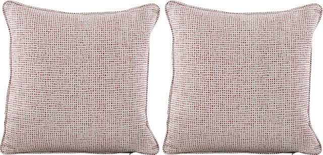 Carston Pomegranate Indoor/Outdoor Accent Pillow, Set of Two - Thumbnail - Image 1