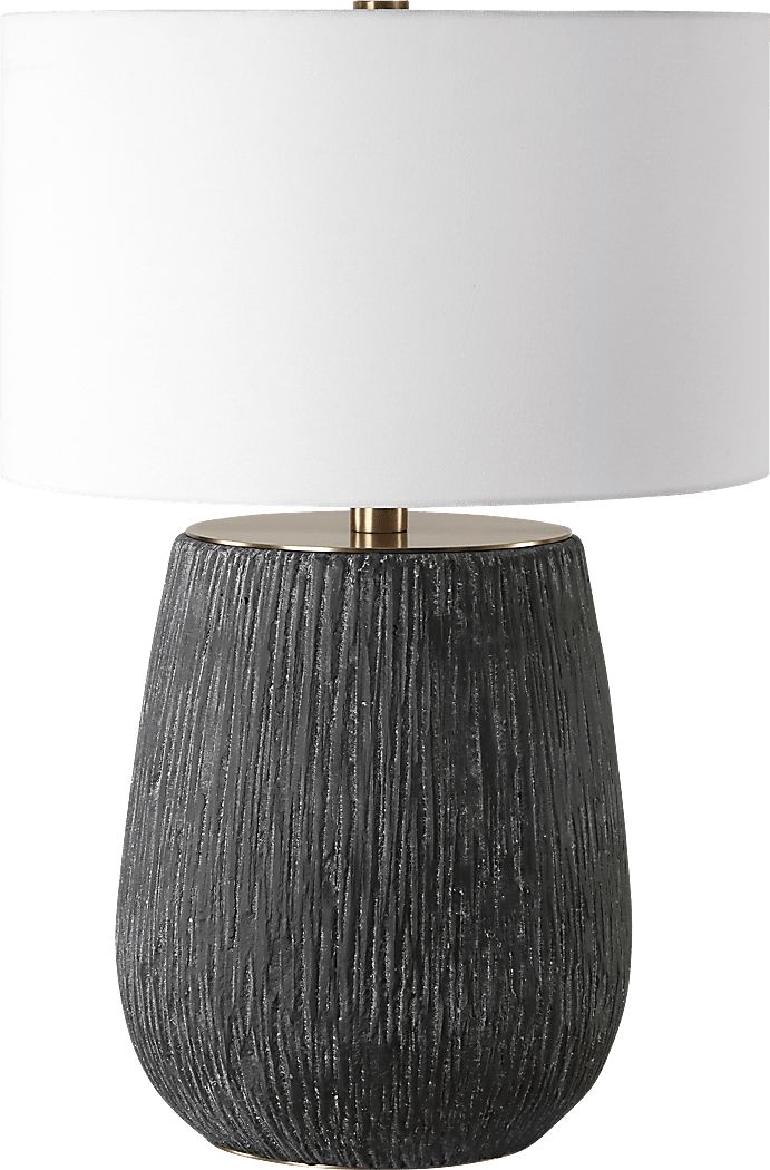 Carten Post Black Lamp