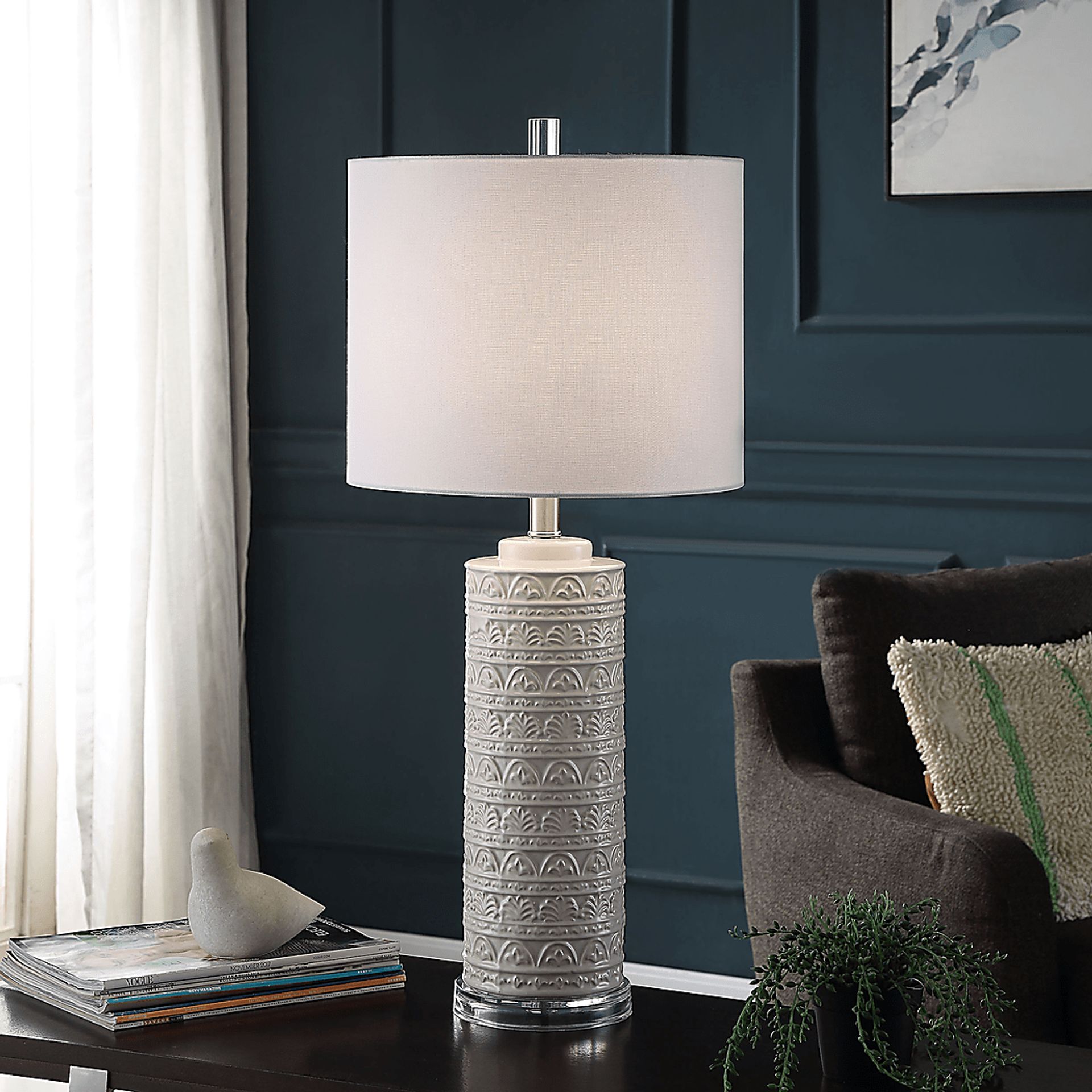 Carter Court Ivory Lamp - Image 5