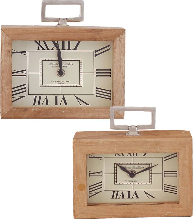 Carter Pace Beige Clock Set of 2 - Thumbnail - Image 1