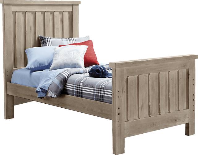 Carter's Kids Collection Lost Creek Gray 3 Pc Full Slat Bed - Thumbnail - Image 1