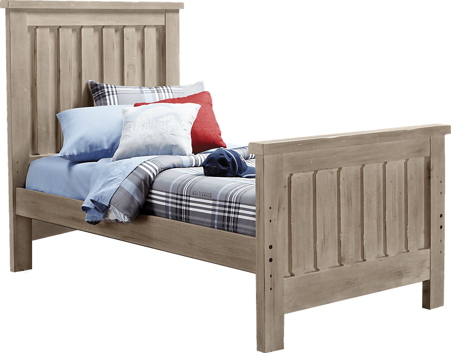 Carter's Kids Collection Lost Creek Gray 3 Pc Full Slat Bed - Image 1