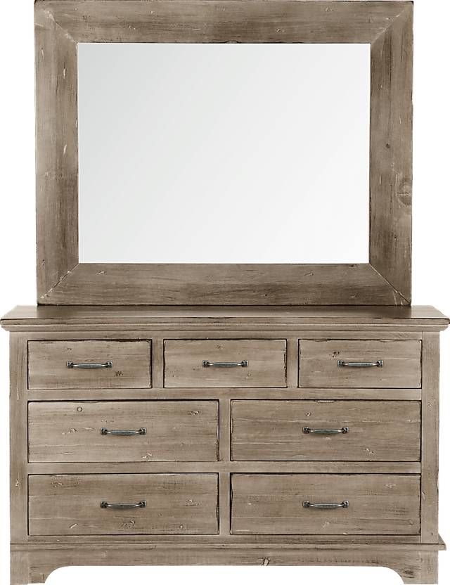 Carter's Kids Collection Lost Creek Gray Dresser Miror Set - Thumbnail - Image 1