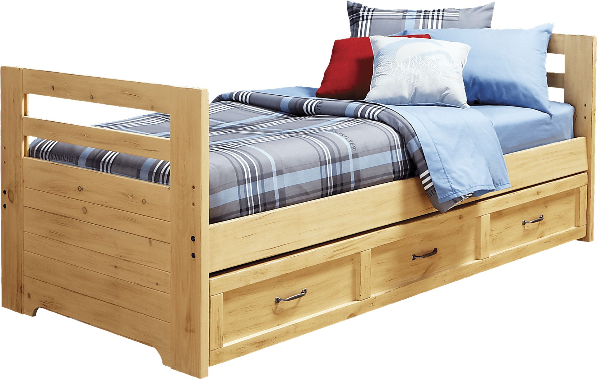Carter's Kids Collection Lost Creek Pine 4 Pc Twin Captain's Bedw/Trundle - Image 1
