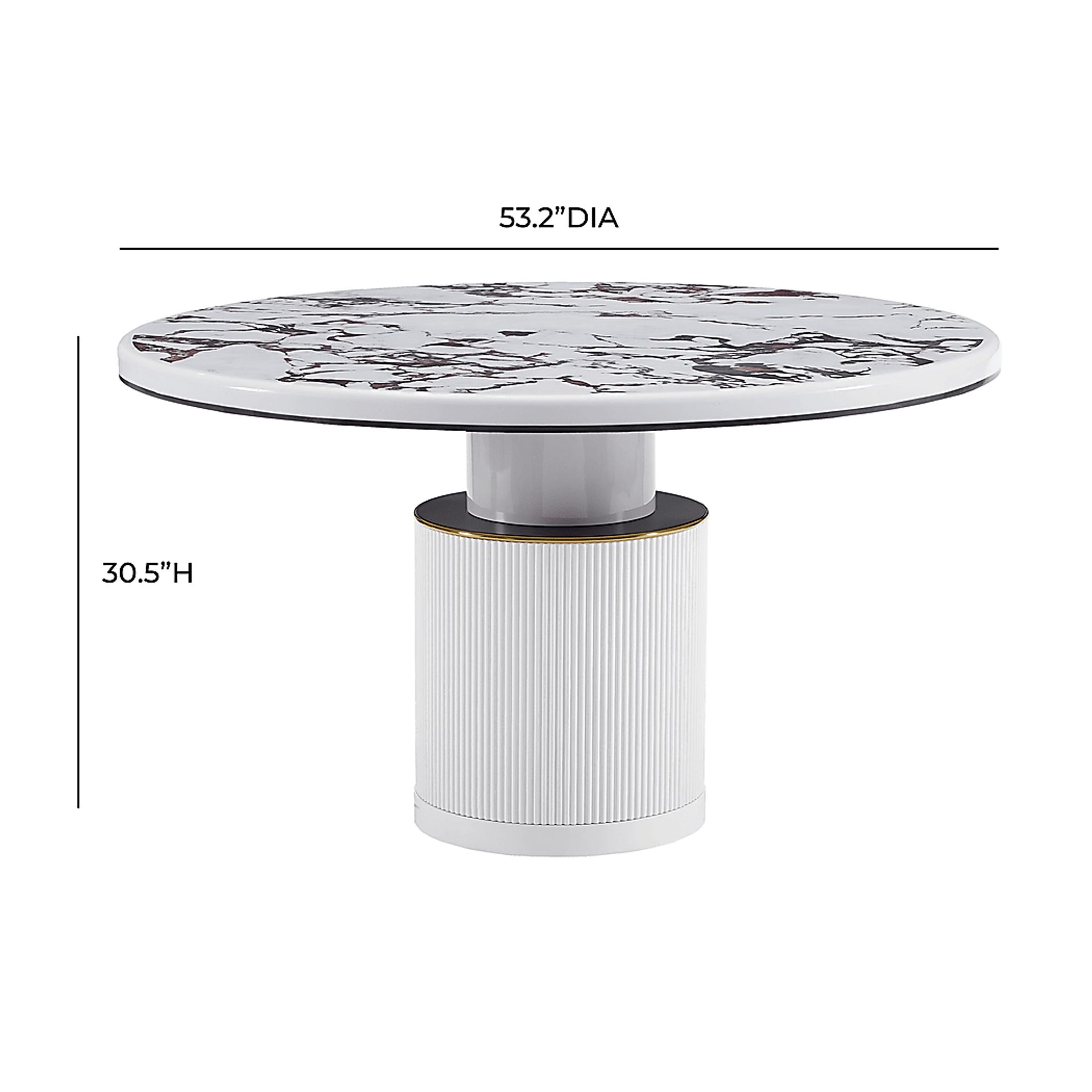 Cartigan White Dining Table - Image 6