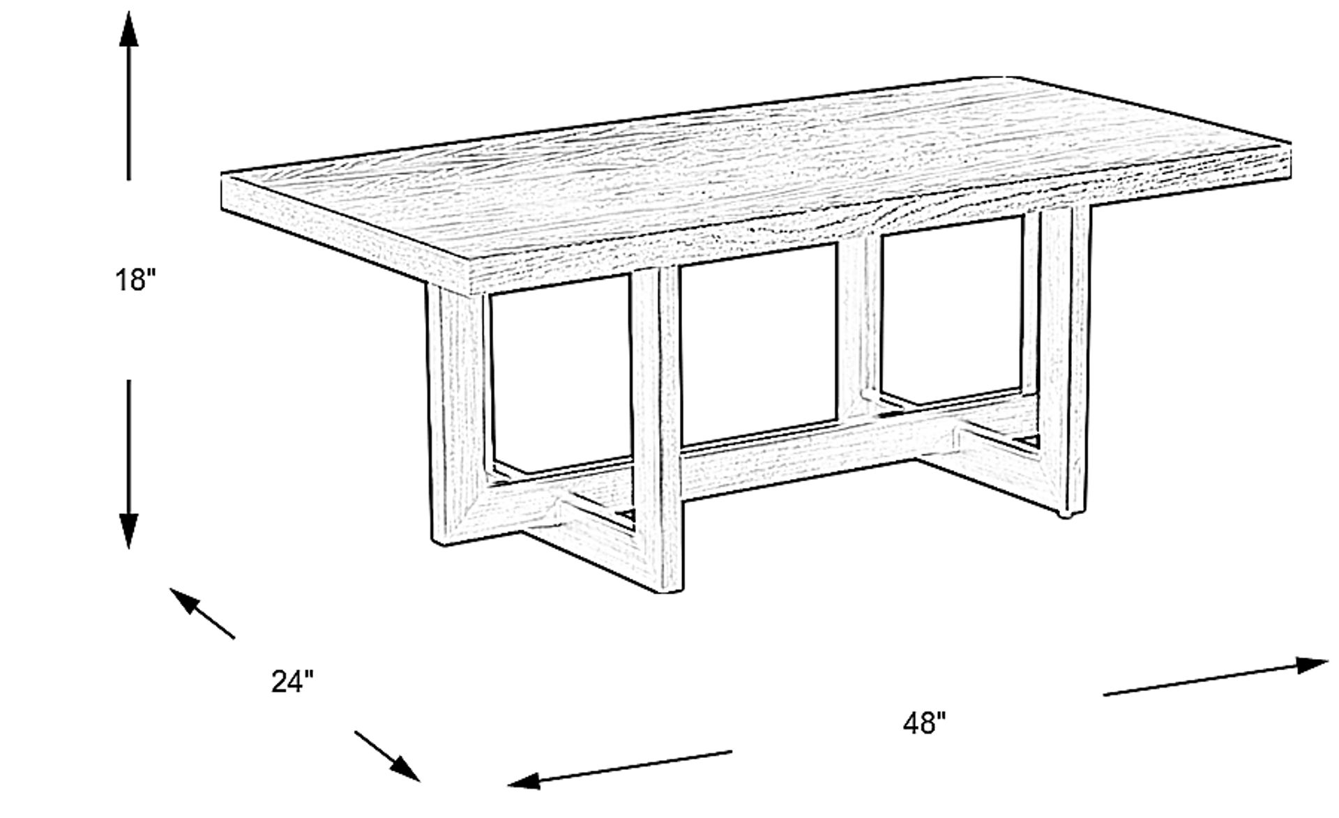 Dimension Image. Please refer to the Dimension Tab on this page for dimension details.