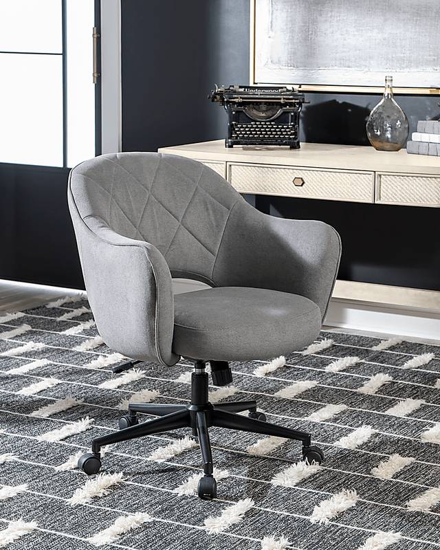 Caryle Gray Office Chair - Thumbnail - Image 2