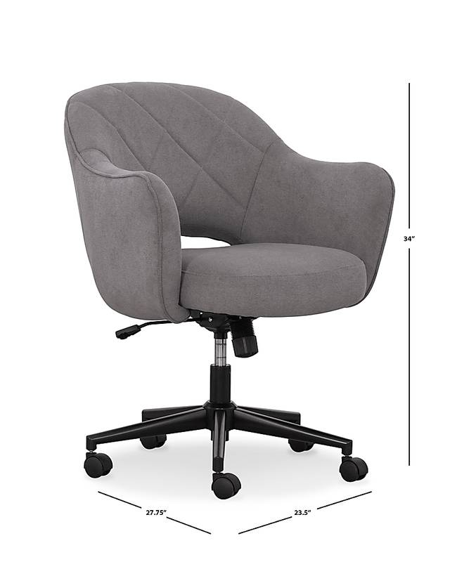 Caryle Gray Office Chair - Thumbnail - Image 7