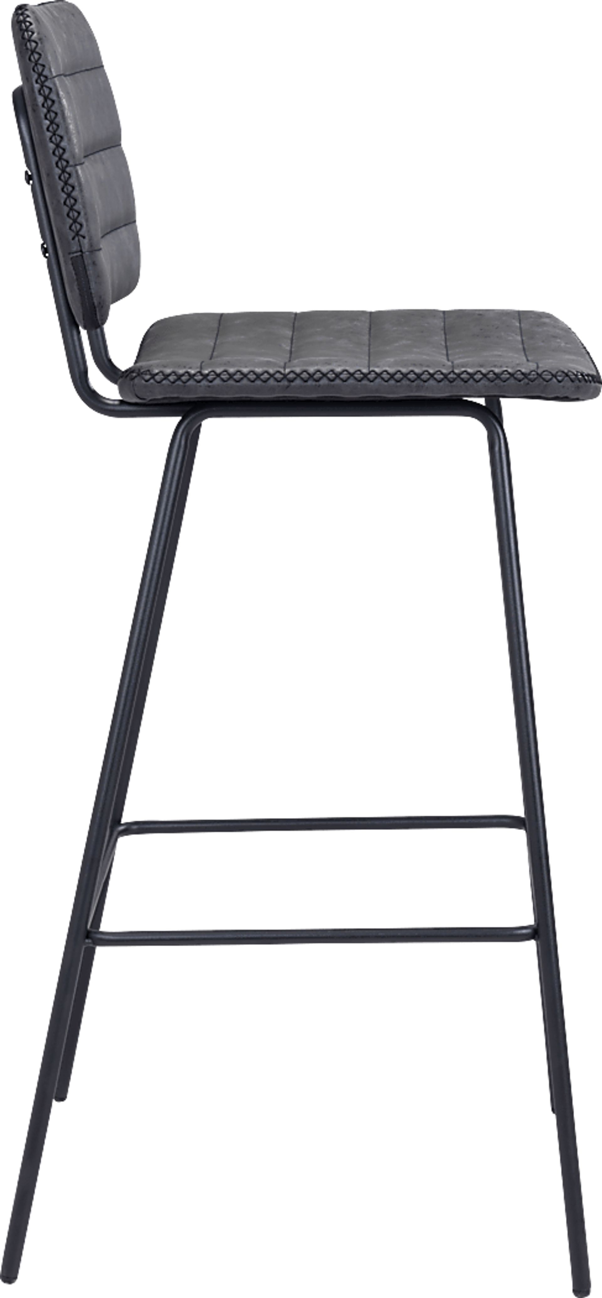Carylynn Black Bar Height Stool, Set of 2 - Image 4