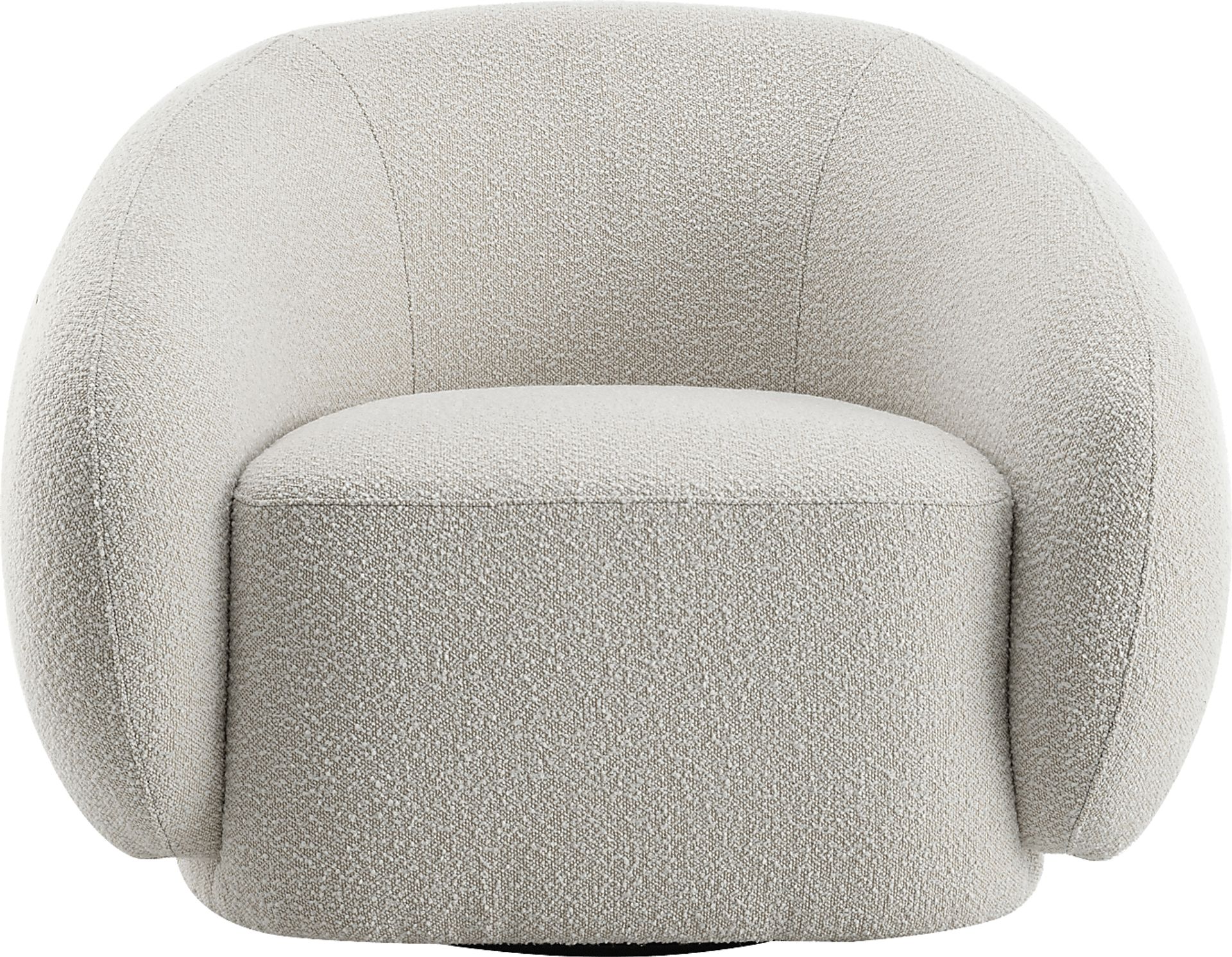 Carzalia Cream Swivel Accent Chair - Image 3