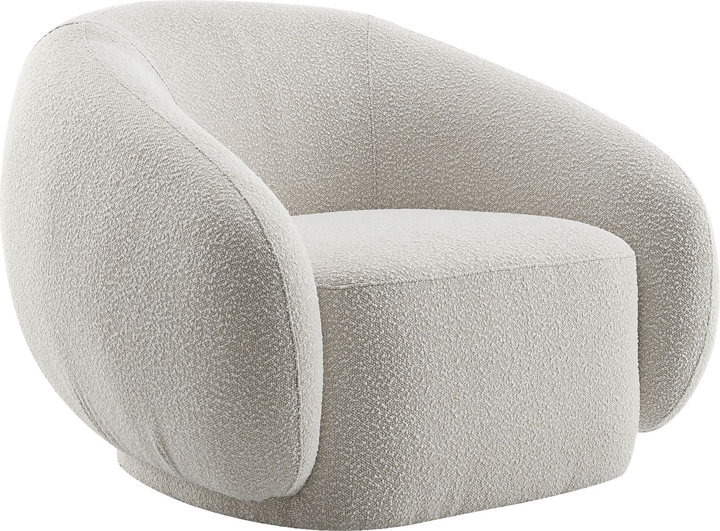 Carzalia Cream Swivel Accent Chair