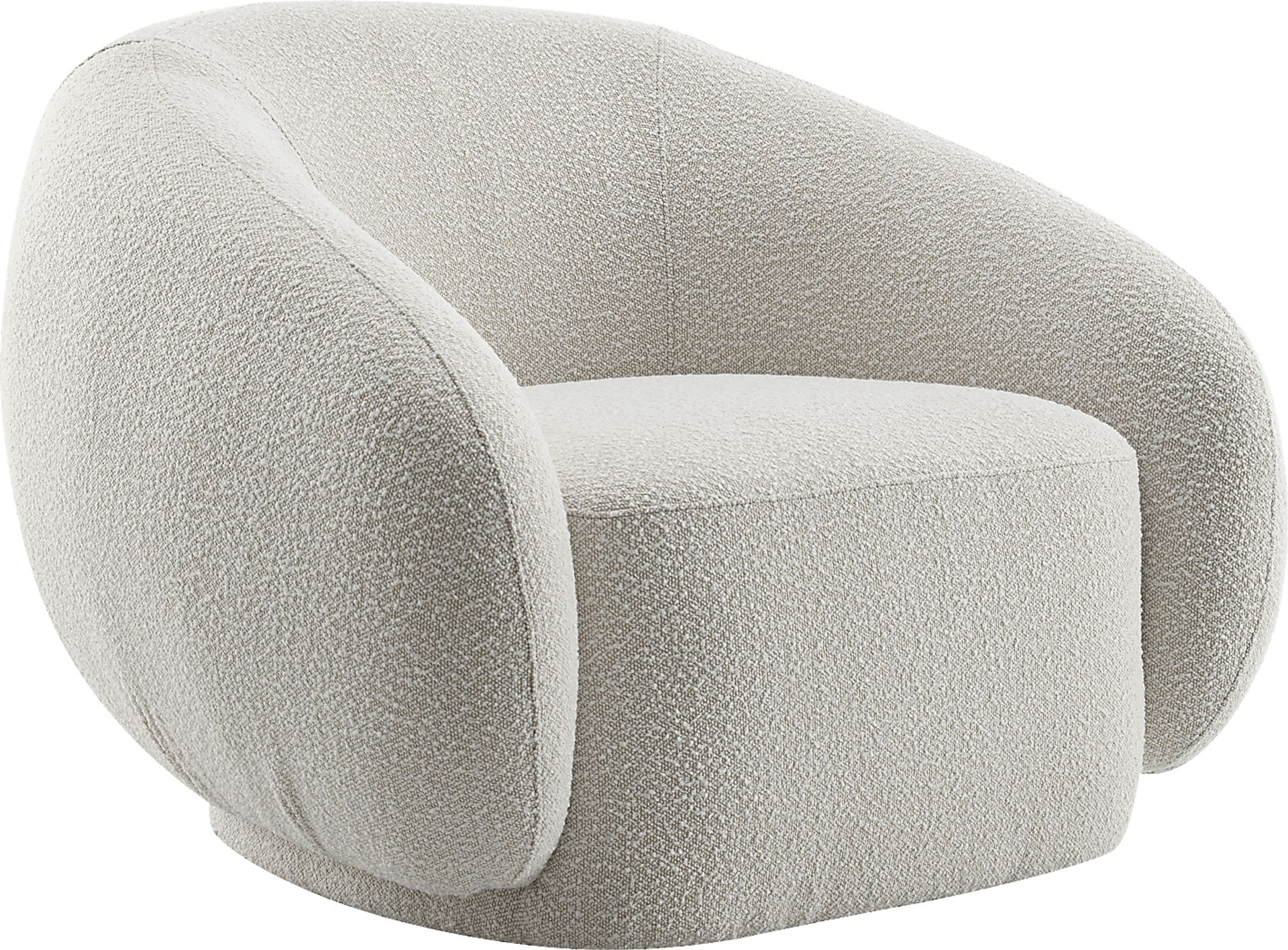 Carzalia Cream Swivel Accent Chair - Image 1