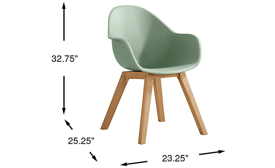 Casa Villa Green Outdoor Side Chair