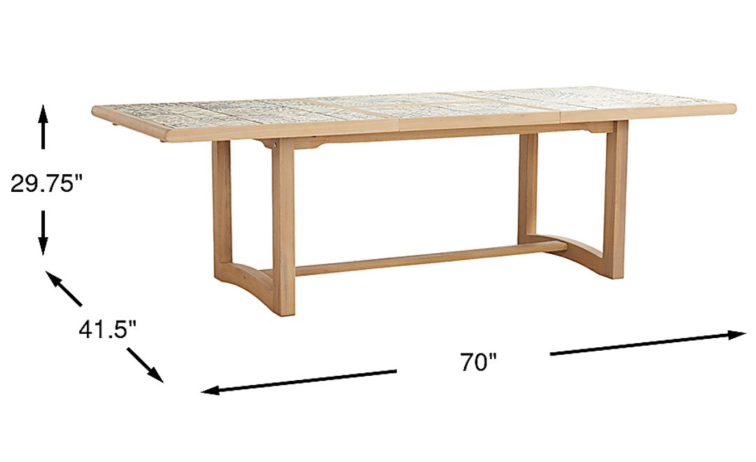 Casa Villa Multi Outdoor Extension Dining Table