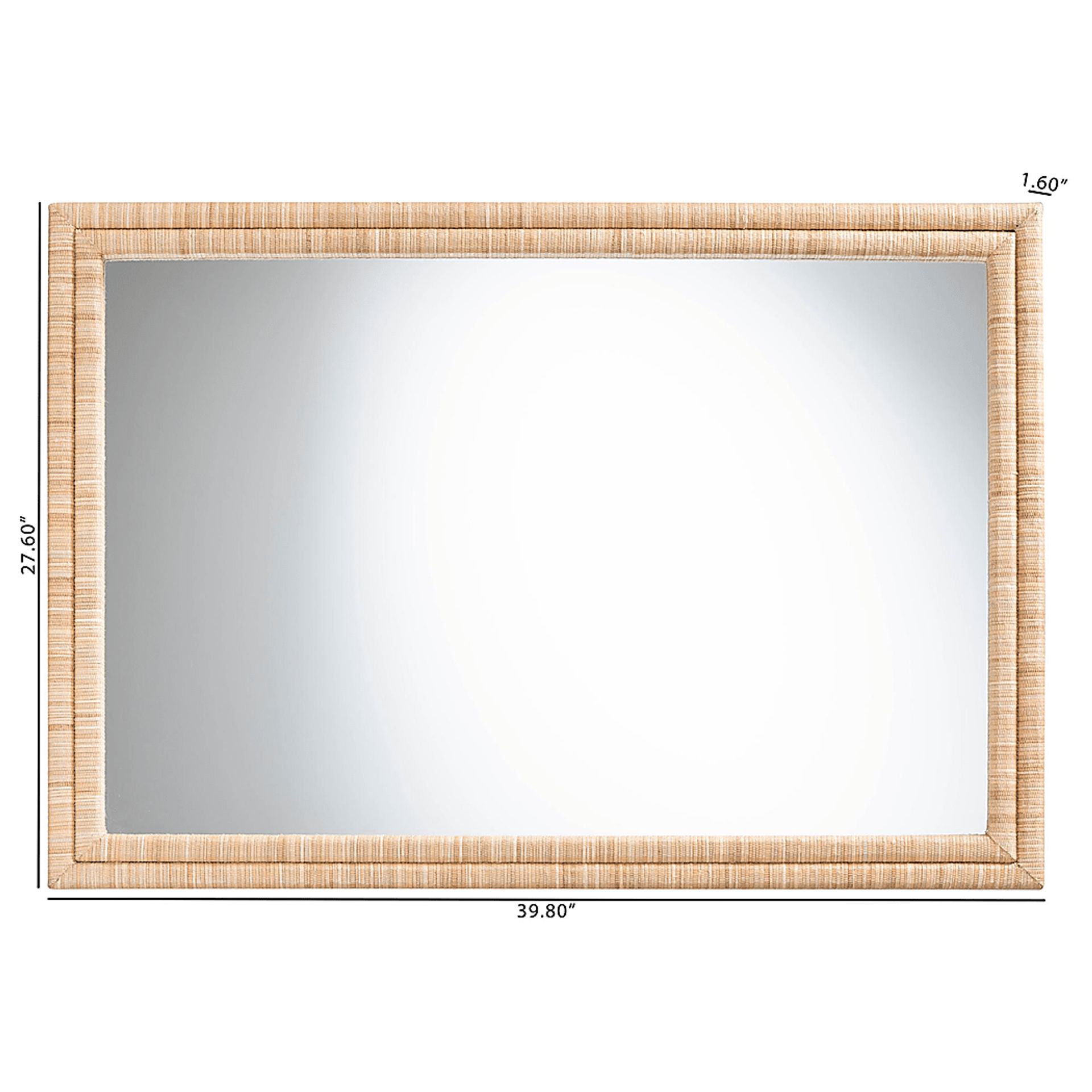 Casalo Brown Rectangle Mirror - Image 2