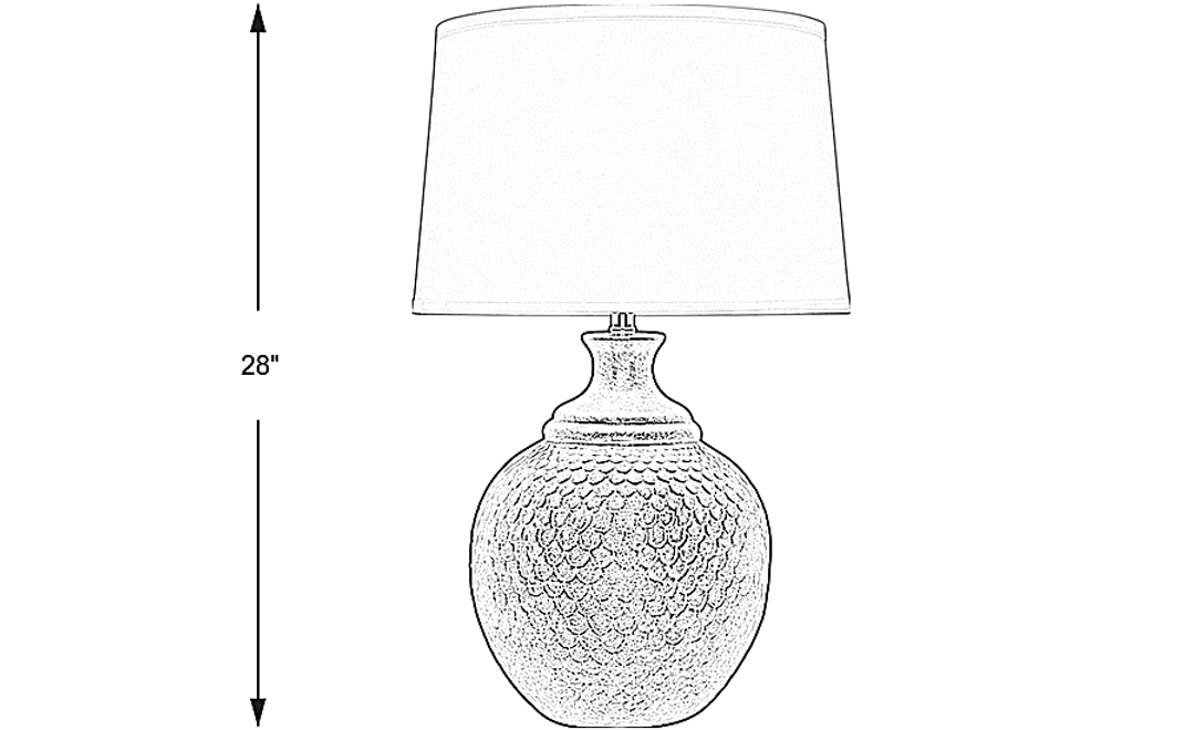 Casares Bronze Lamp