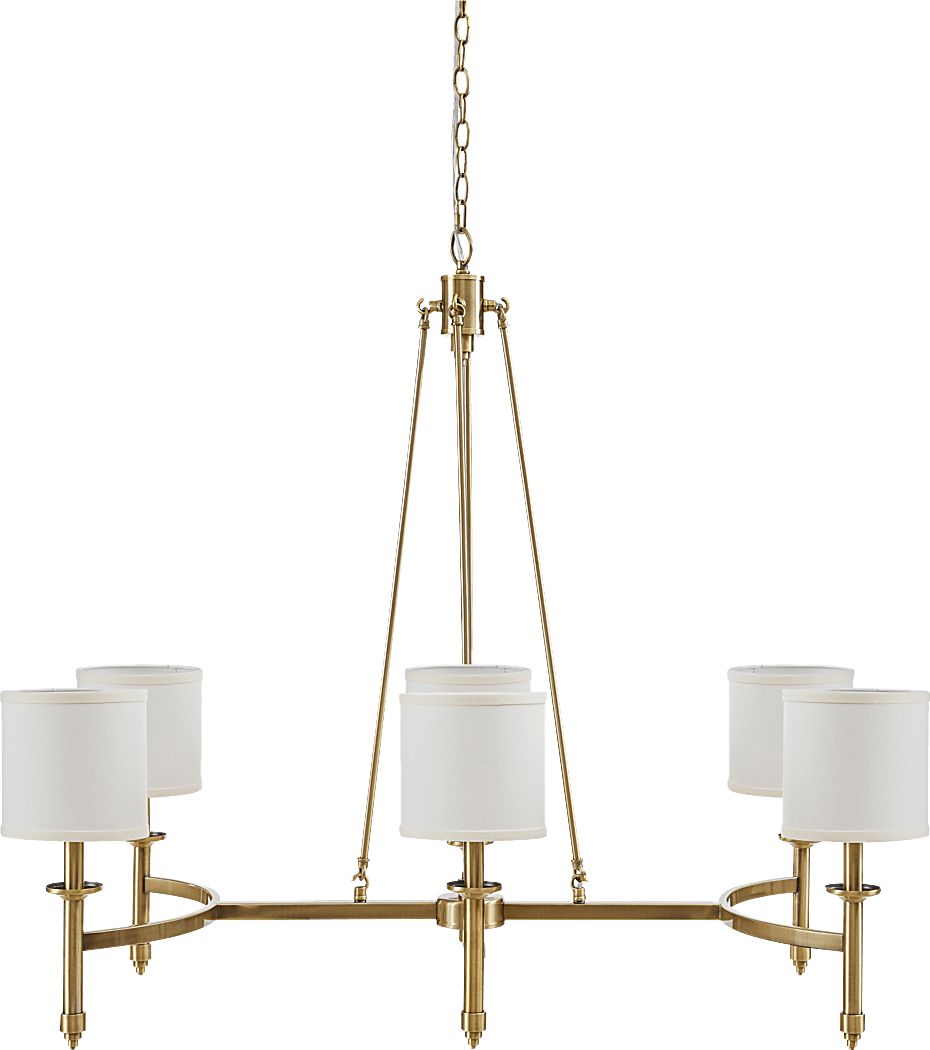 Cascade Hills Gold Chandelier