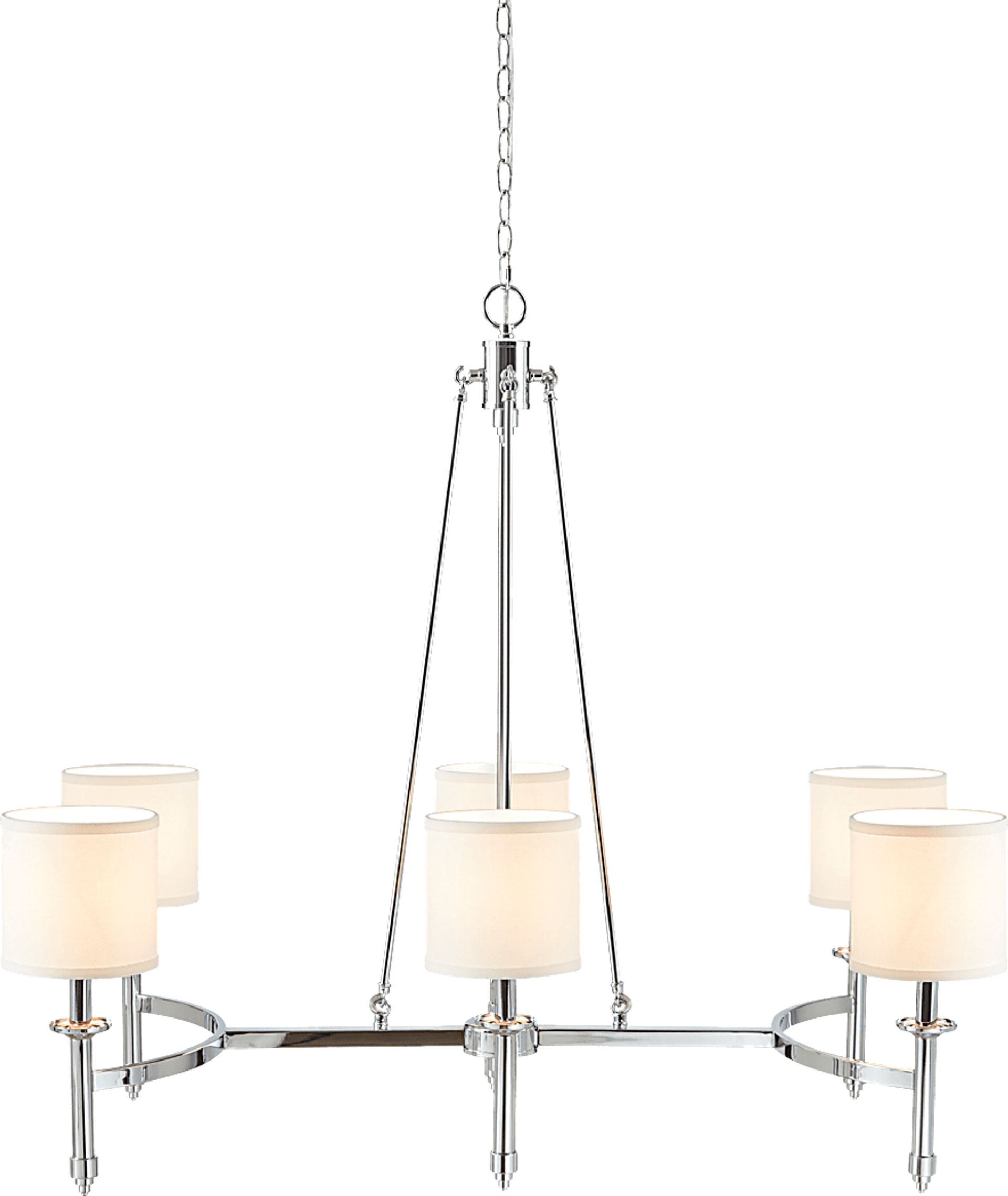 Cascade Hills Silver Chandelier - Image 4