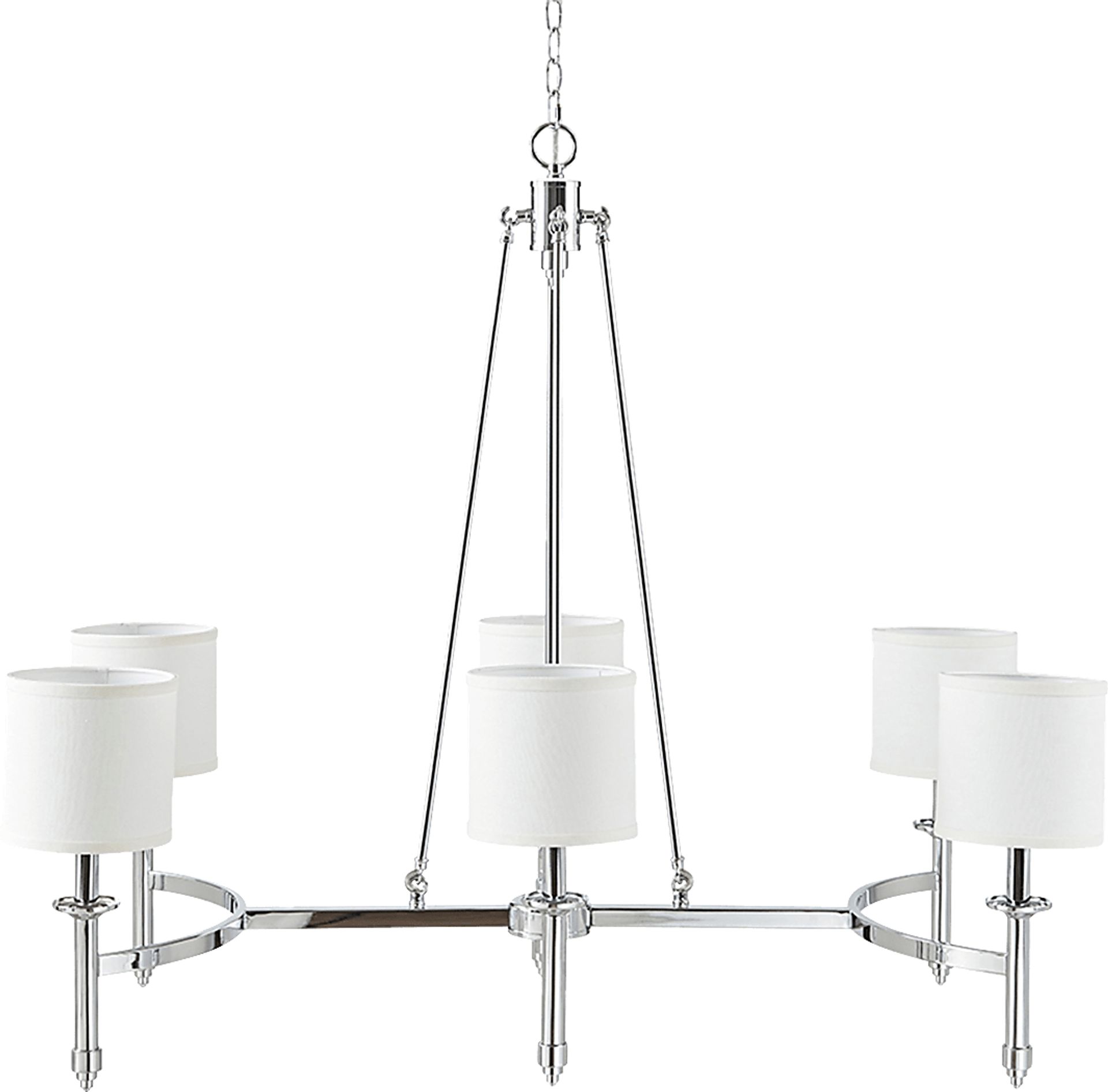 Cascade Hills Silver Chandelier - Image 5