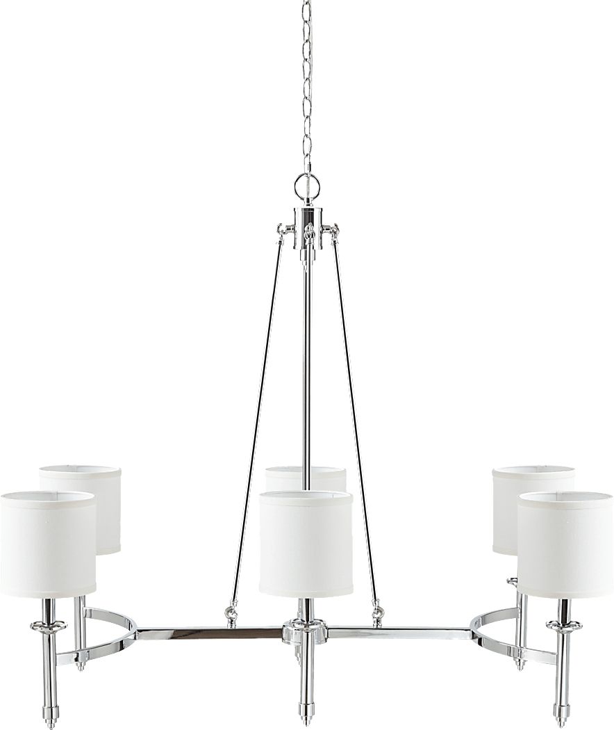 Cascade Hills Silver Chandelier