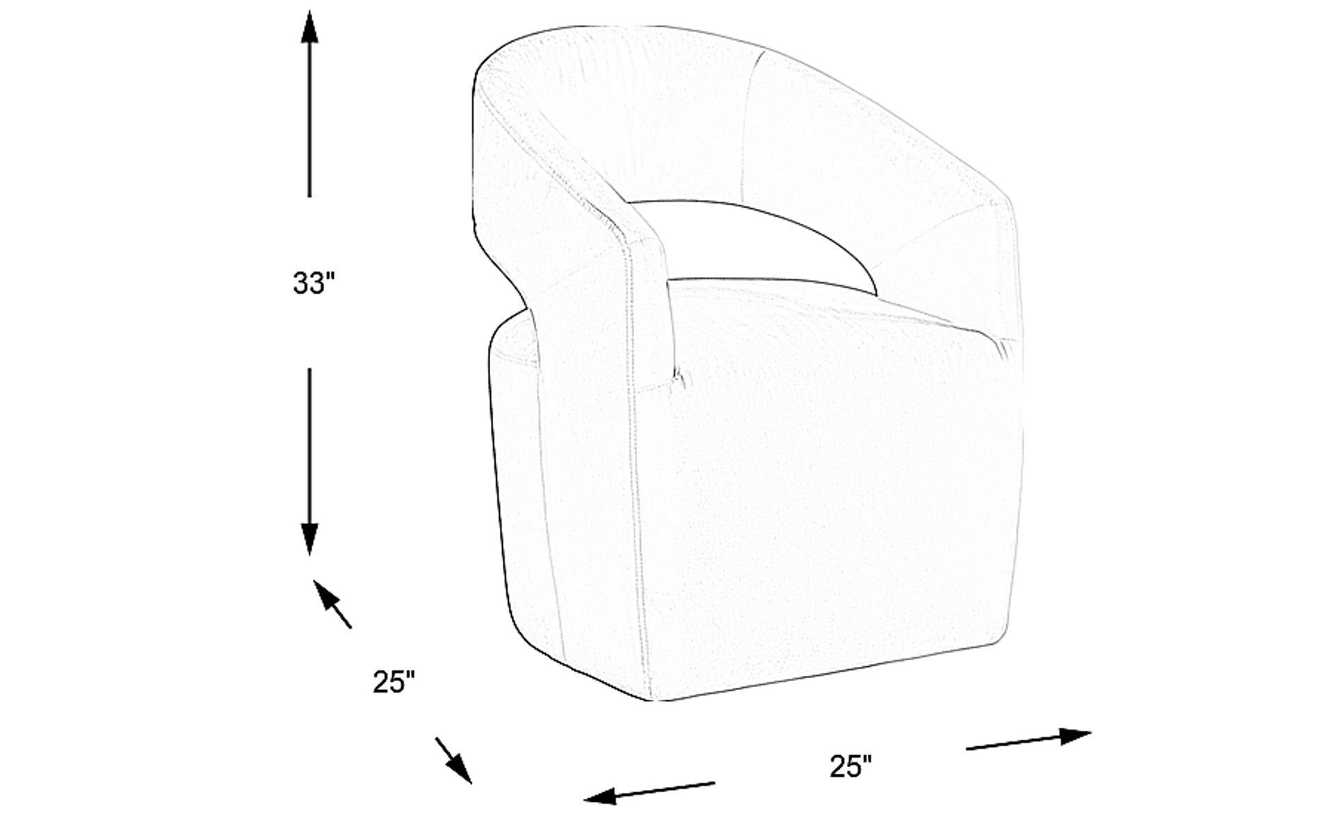 Dimension Image. Please refer to the Dimension Tab on this page for dimension details.