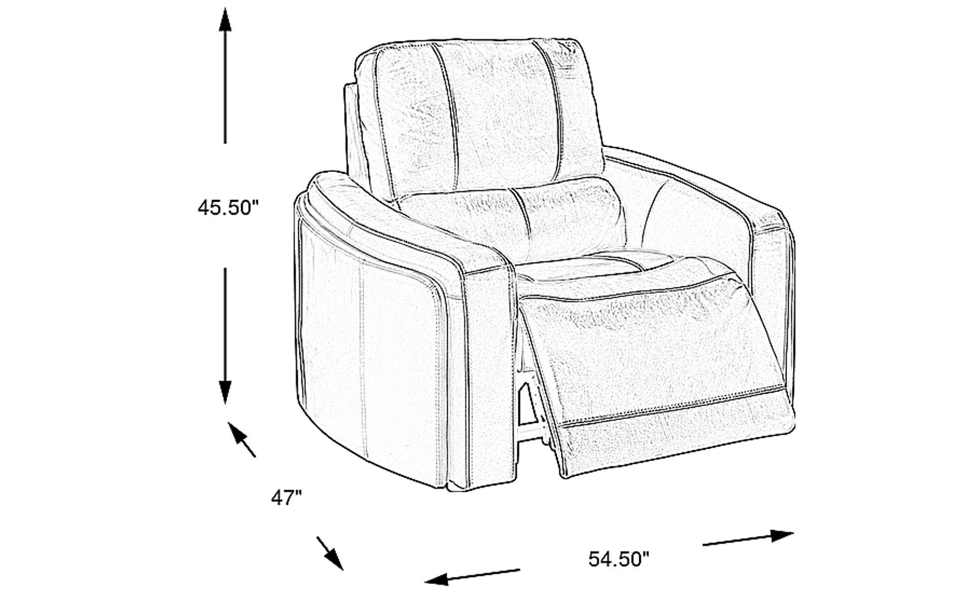 Dimension Image. Please refer to the Dimension Tab on this page for dimension details.