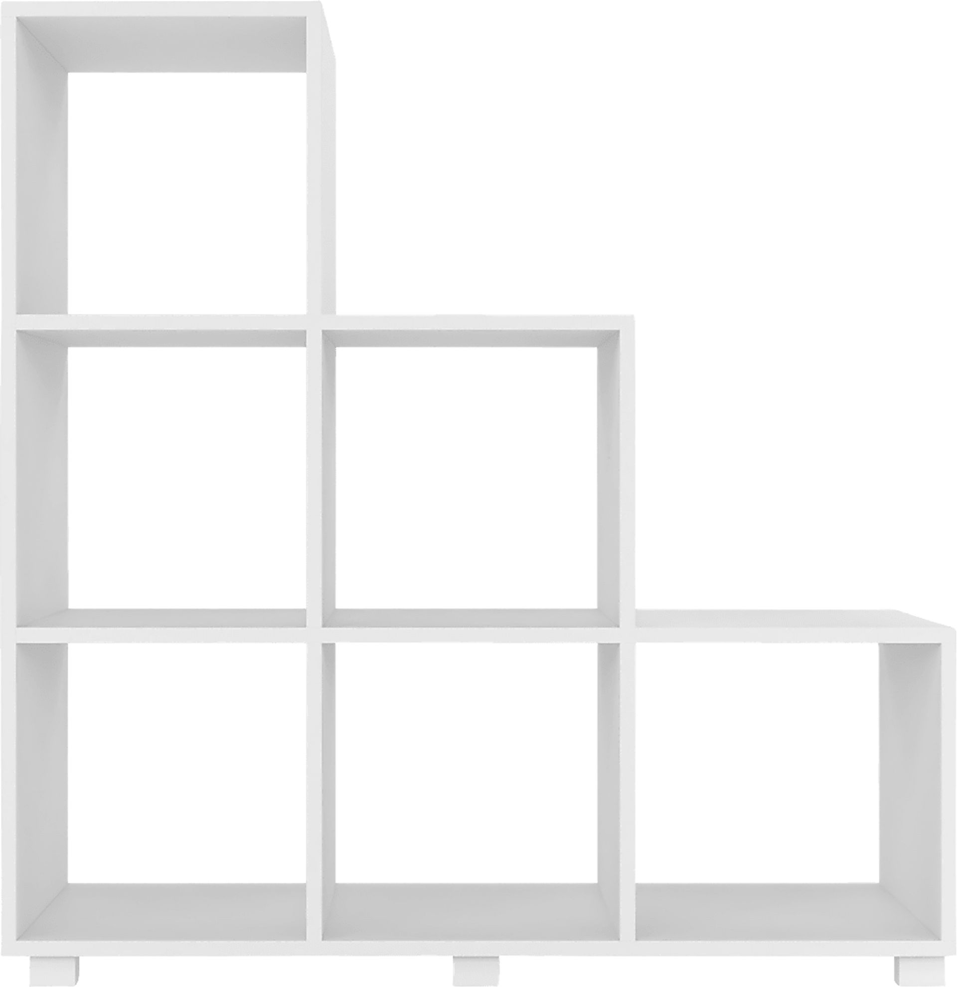 Cascio White Bookcase - Image 4