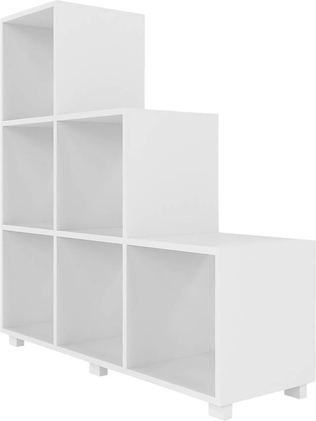 Cascio White Bookcase - Thumbnail - Image 5